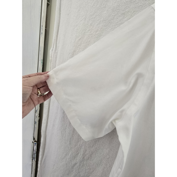 Untuckit Crisp White Short Sleeve Button Up Casual Shirt. Mens Size Large - Picture 3 of 6